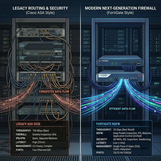 Сравнение Cisco ASA и FortiGate: Кто лидер на рынке NGFW?